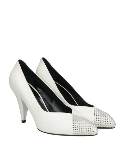 celine pumps white|Celine kitten heels.